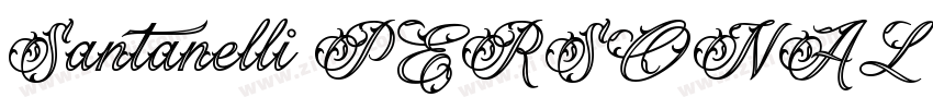 Santanelli PERSONAL USE ONLY字体转换